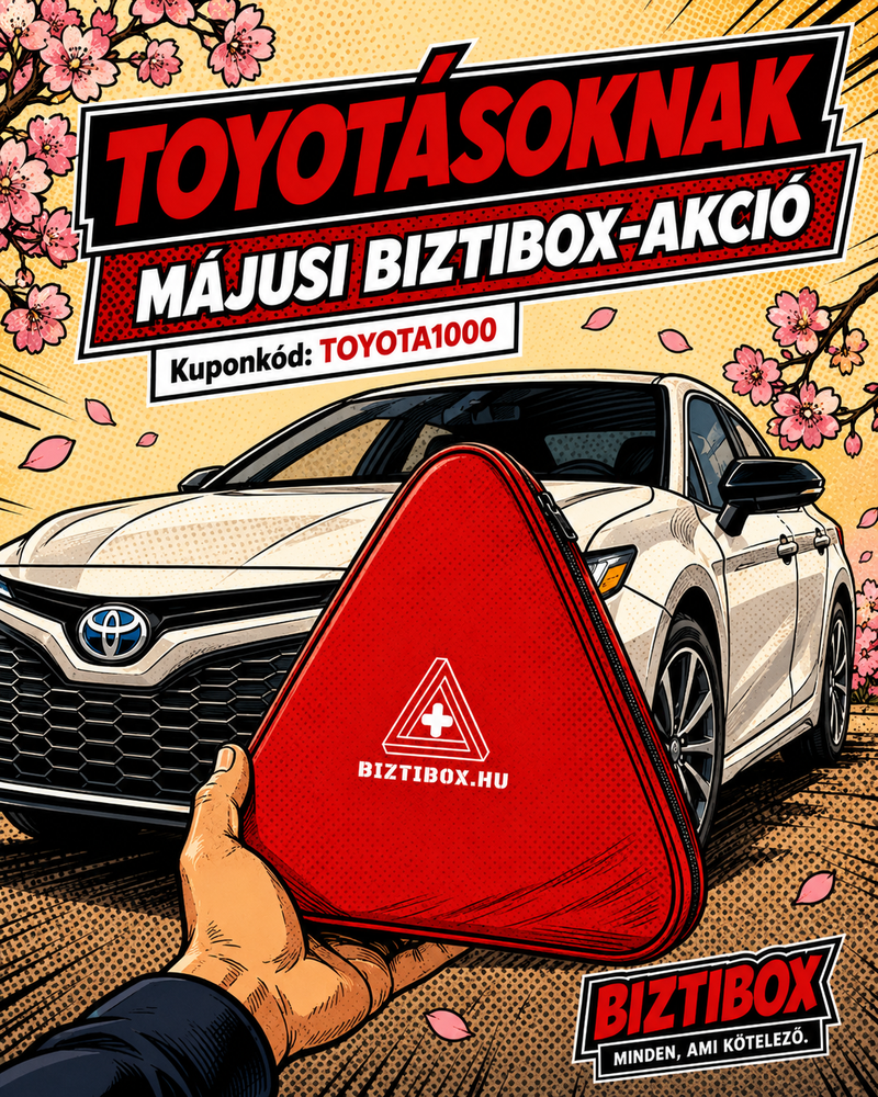 Toyota-tulajdonos vagy? Májusban különleges kedvezmény jár Neked a BiztiBoxra!
